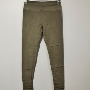 USED Woman's Fable Leggings Color Olive Size Small